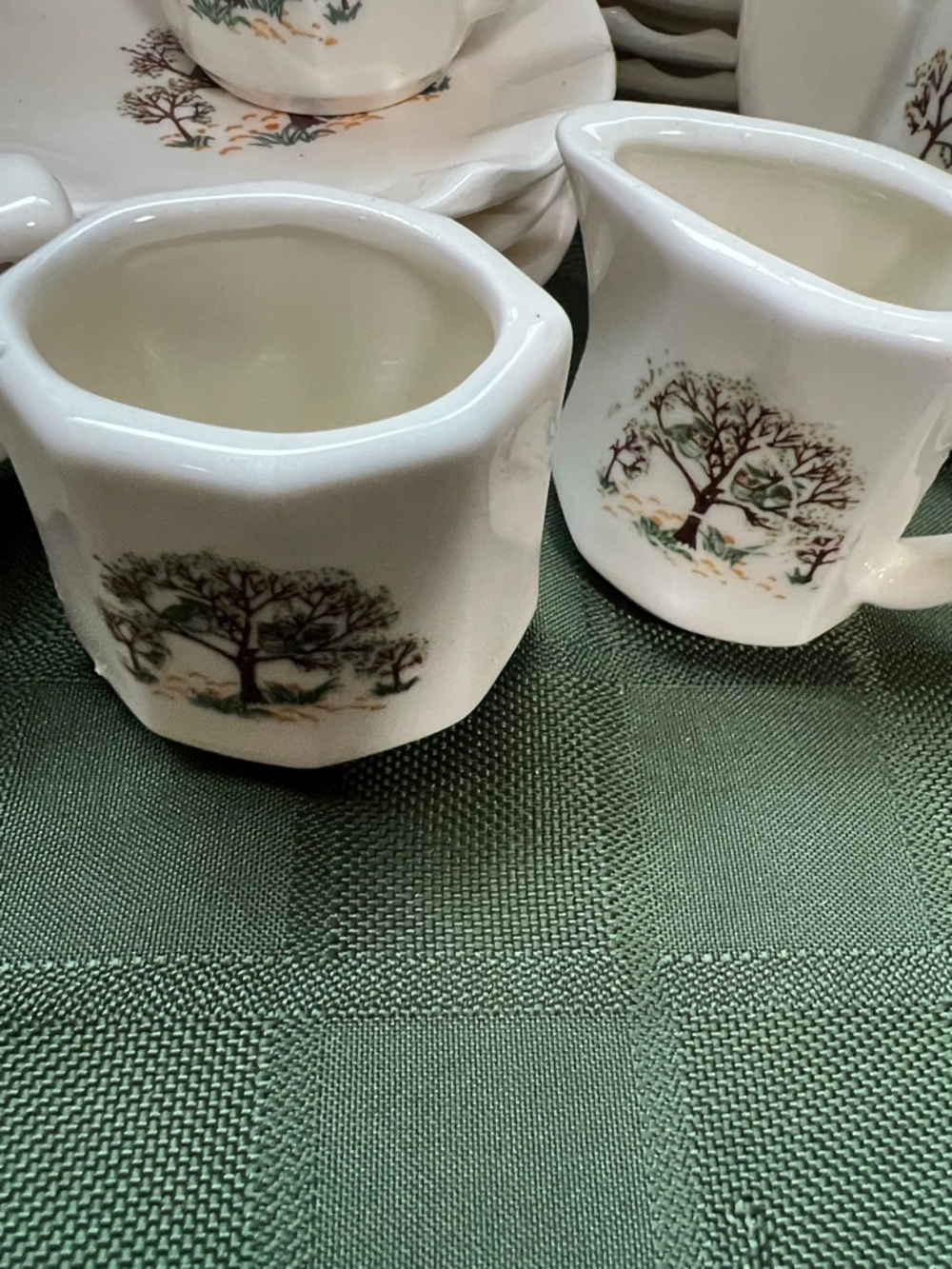 Vintage 1980s Woolworth Owl China Toy Tea Set - Picture 11 of 14